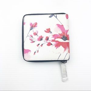 Ivanka Trump Mara Floral Print Zip Indexer Wallet